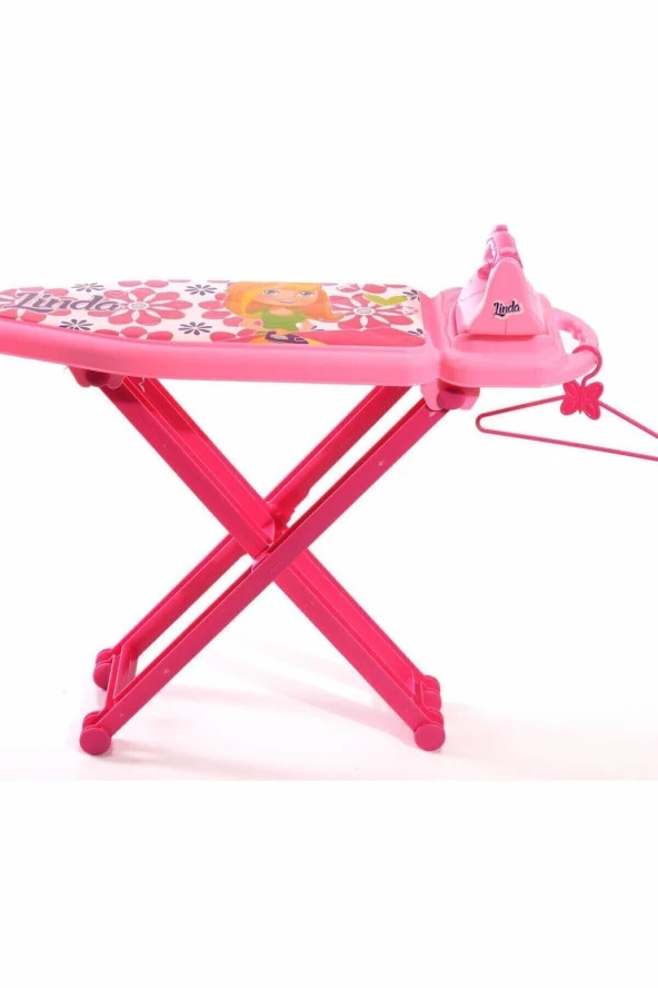Çocuk Pembe Linda Ütü Seti - Resim 2