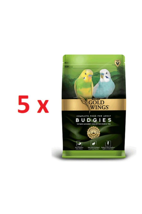 Gold Wıngs Premıum Muhabbet Yemi 5x1 Kg ürün görseli 1