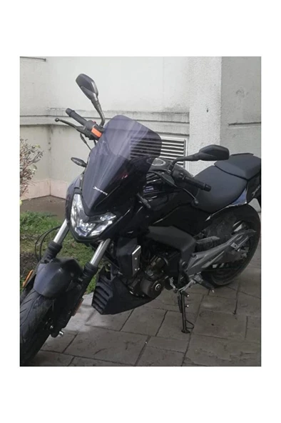 Bajaj Dominar 250-400 Füme Ön Cam Siperlik-Biadil Marka Uzun Tur Camı 48 Cm(2017-2024)  ARASMOTO ürün görseli 1