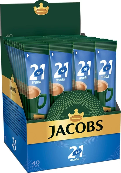 Jacobs 2si1 Arada 160 Stıcks (40lı 4 Kutu) ürün görseli 1