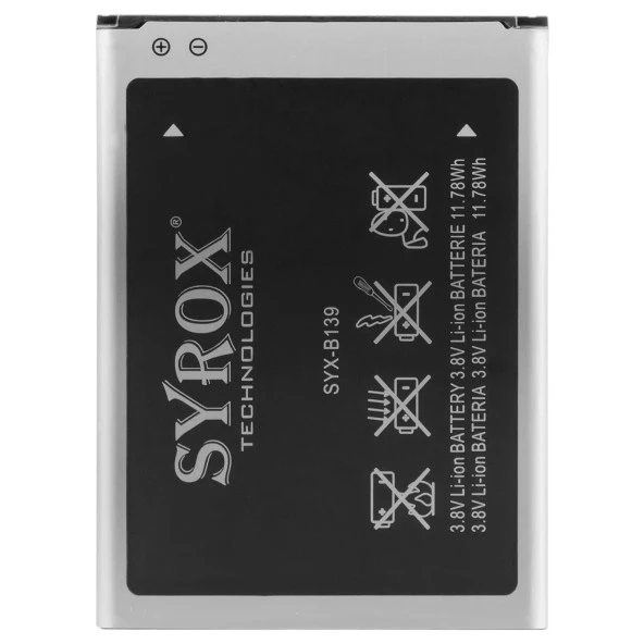 Syrox Samsung Note 2 / N7100 Batarya B139 - Resim 2