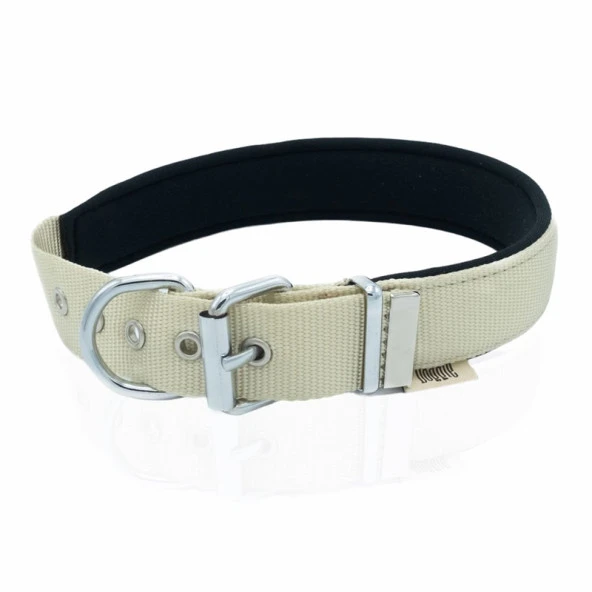 Doggie Konfor Dokuma Köpek Boyun Tasması Haki 3x42-50 Cm Medium ürün görseli 1