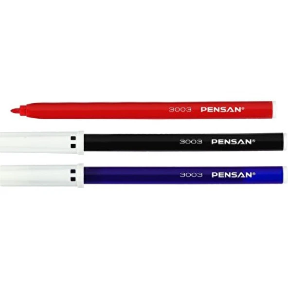 Pensan 3003 Ofis Tipi Keçeli Kalem 2 Mm Uç Kırmızı ( 1 Adet ) ürün görseli 1