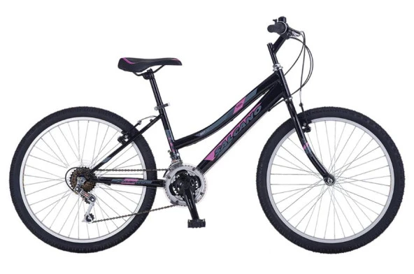 Salcano Excel 26 Lady Siyah Mor Gri ürün görseli 1