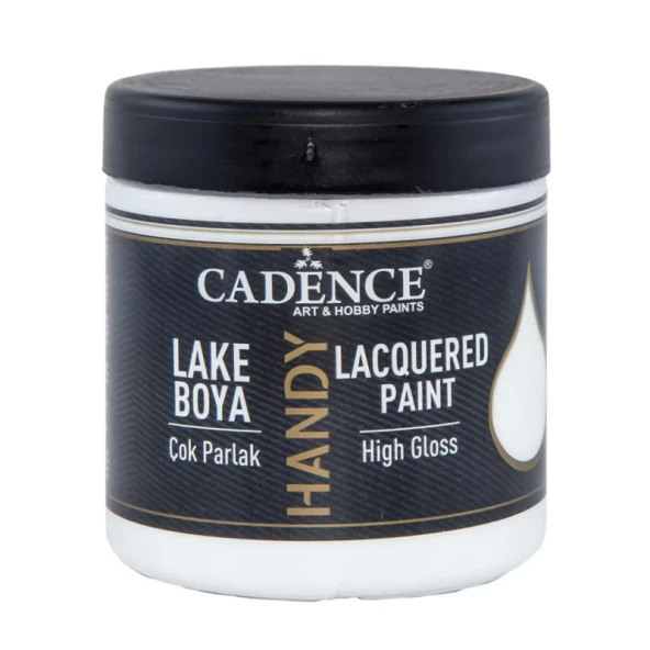 Cadence Handy Lake Vernikli Mobilya Boyası 001 Beyaz 250ml ürün görseli 1