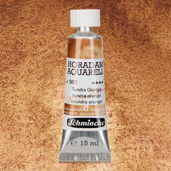 Schmincke Horadam Supergran Ulation Suluboya 15ml 981 Tundra Orange ürün görseli 1