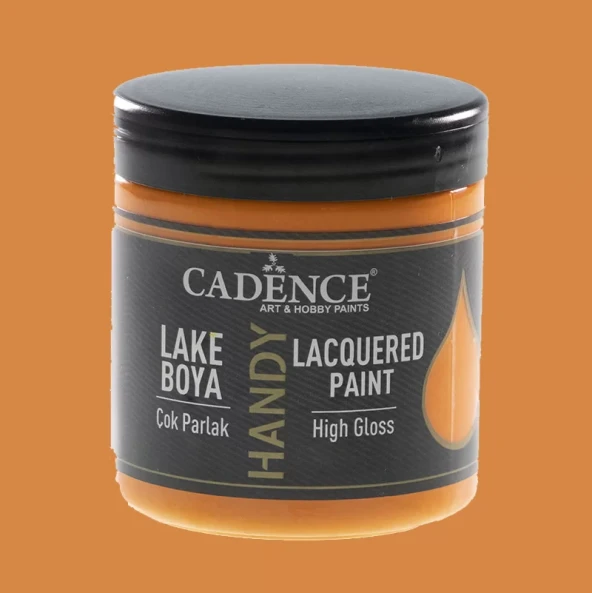 Cadence Handy Lake Vernikli Mobilya Boyası 010 Turuncu 250ml ürün görseli 1