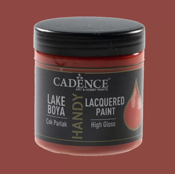 Cadence Handy Lake Vernikli Mobilya Boyası 018 Crimson Kırmızı 250ml ürün görseli 1