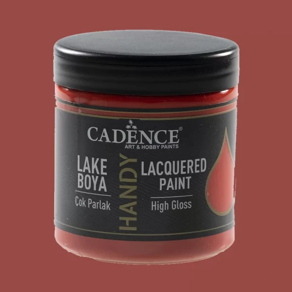 Cadence Handy Lake Vernikli Mobilya Boyası 017 Scarlet Kırmızı 250ml ürün görseli 1