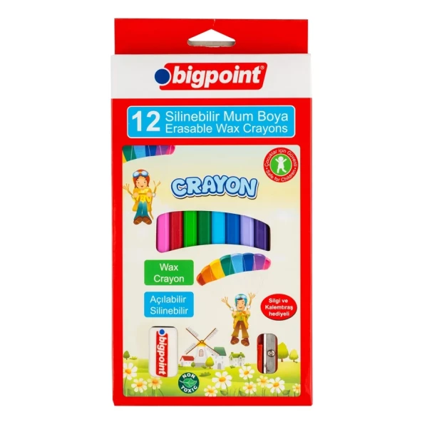 Bigpoint Mum Boya(Silinebilir) 12 Renk ürün görseli 1