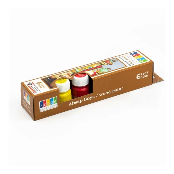 Südor Ahşap Boyası 20 Ml Şişe 6’lı Takım 123 ürün görseli 1
