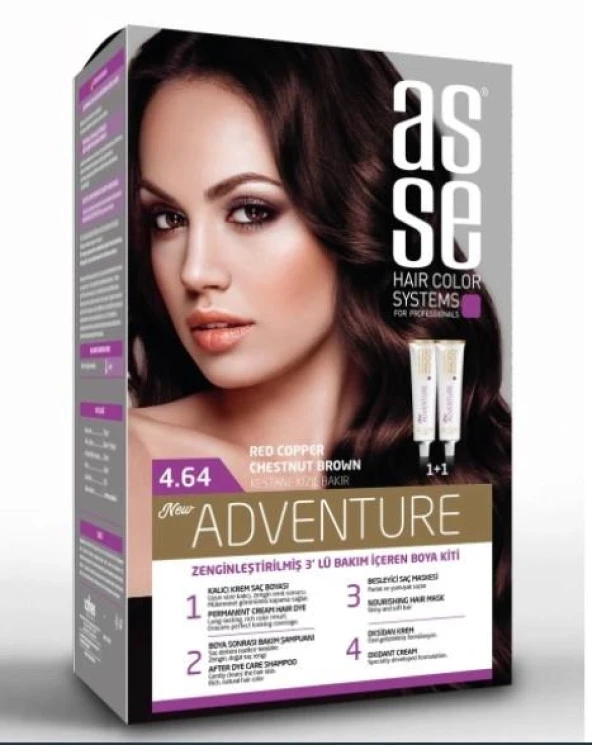 ASSE SET SAÇ BOYASI 4.64 50+50ML ürün görseli 1