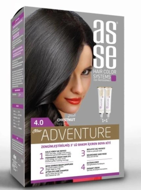ASSE SET SAÇ BOYASI 4.0 50+50ML ürün görseli 1