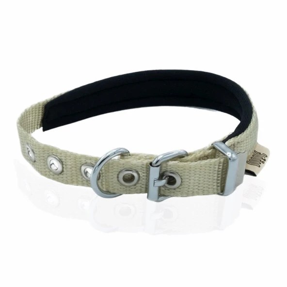 Doggie Konfor Dokuma Köpek Boyun Tasması Haki 1,5x25-30 Cm Medium ürün görseli 1