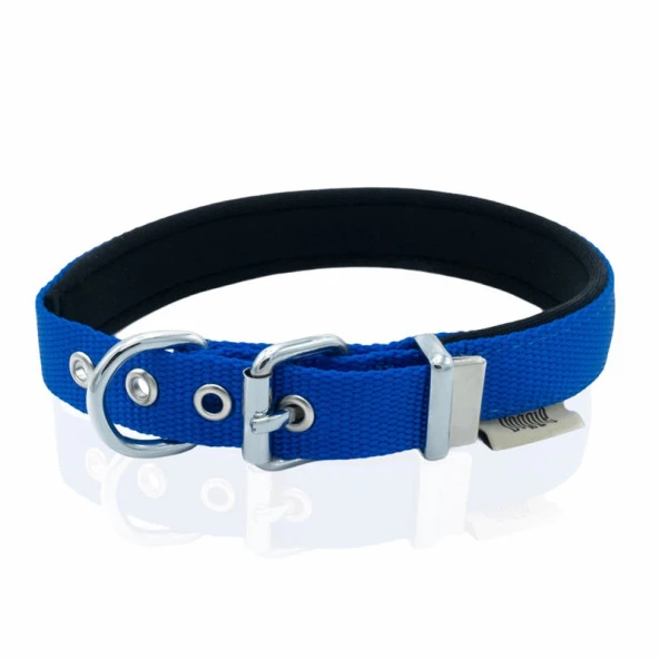 Doggie Konfor Dokuma Köpek Boyun Tasması Mavi 2x35-40 Cm Medium ürün görseli 1