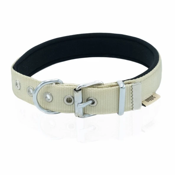 Doggie Konfor Dokuma Köpek Boyun Tasması Haki 2,5x37-45 Cm Medium ürün görseli 1