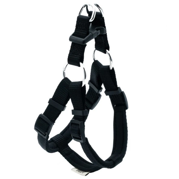 Doggie Konfor Dokuma Ronnin Köpek Göğüs Tasması Siyah 1,5x35-40 Cm XSmall ürün görseli 1