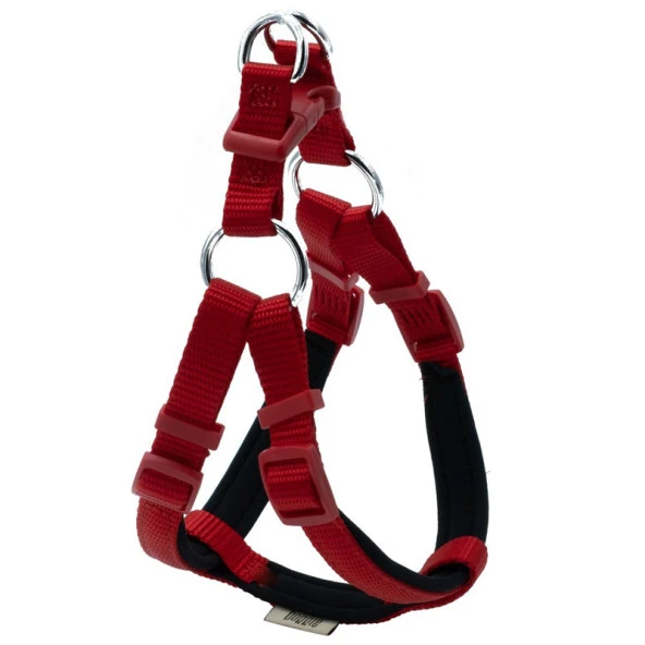 Doggie Konfor Dokuma Ronnin Köpek Göğüs Tasması Kırmızı 1,5x40-45 Cm Small ürün görseli 1