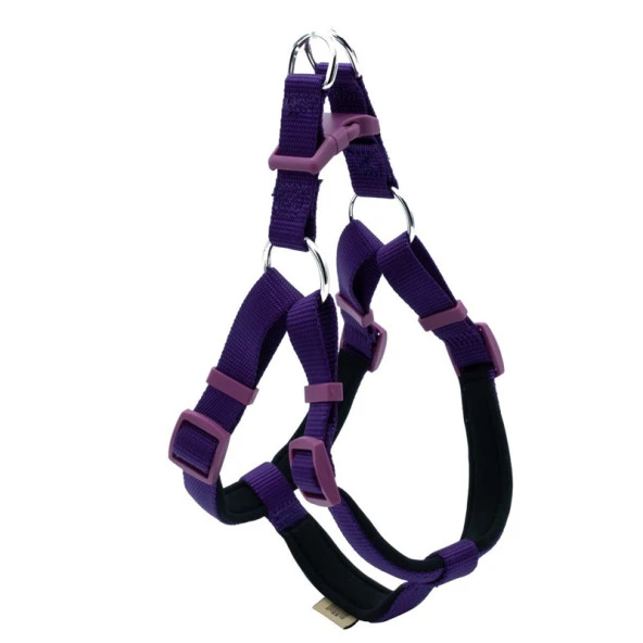 Doggie Konfor Dokuma Ronnin Köpek Göğüs Tasması Mor 2x45-55 Cm Medium ürün görseli 1