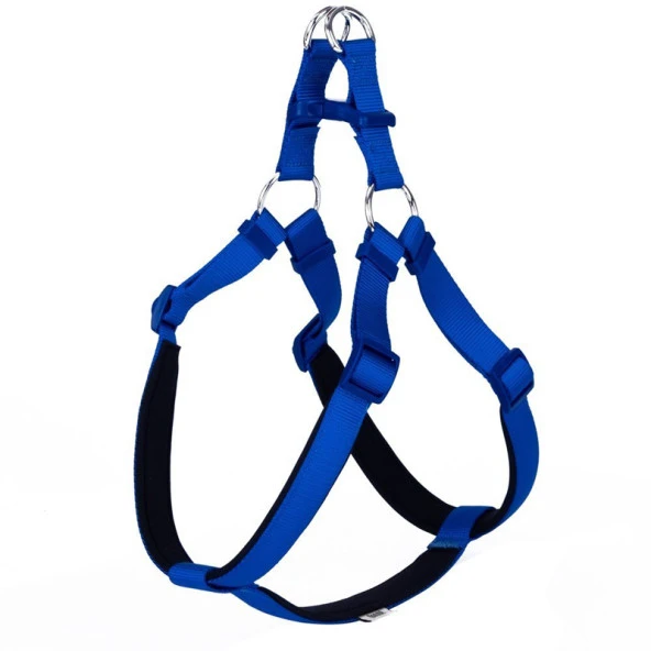 Doggie Konfor Dokuma Ronnin Köpek Göğüs Tasması RoyalMavi 2x55-65 Cm Large ürün görseli 1
