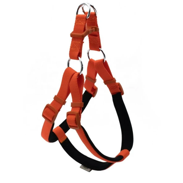 Doggie Konfor Dokuma Ronnin Köpek Göğüs Tasması Turuncu 2x55-65 Cm Large ürün görseli 1