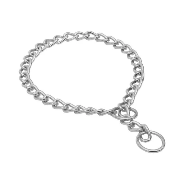 Doggie Krom Kaplama Boğmalı Zincir Köpek Tasması 3,5x40-50 Cm ürün görseli 1