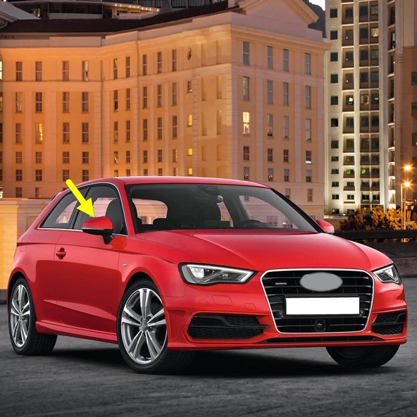 Audi A3 HB 2013-2016 Sağ Dış Dikiz Ayna Kapağı 8V0857528D ürün görseli 1