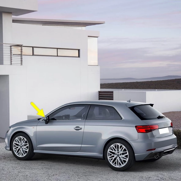 Audi A3 HB 2017-2020 Sol Dış Dikiz Ayna Kapağı 8V0857527D ürün görseli 1