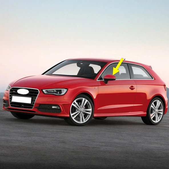Audi A3 HB 2013-2016 Sol Dış Dikiz Ayna Kapağı 8V0857527D ürün görseli 1