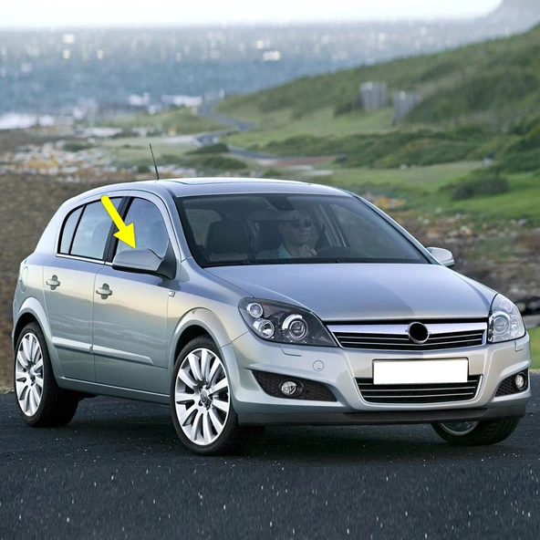 Opel Astra H 2004-2009 Sağ Dış Dikiz Ayna Kapağı Dar Tip 6428911 ürün görseli 1