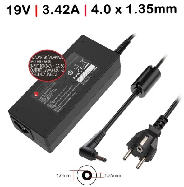 Asus X540LJ-XX065D X540LJ-XX097T Notebook Adaptörü, Şarj Aleti Cihazı 65W ürün görseli 1