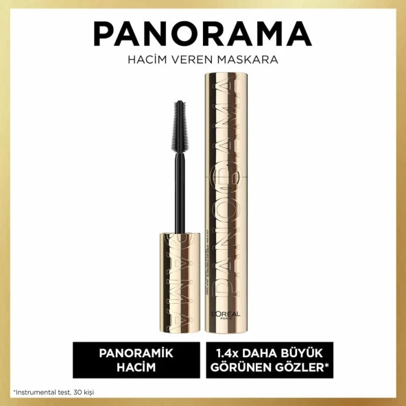 L'oréal Paris Panorama Hacim Veren Maskara Siyah ürün görseli 1