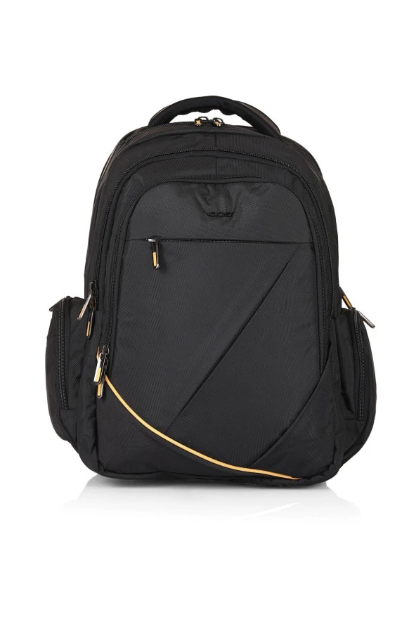 Unisex Siyah Laptop Bölmeli Sırt Çantası 51248 ürün görseli 1