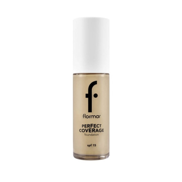 Flormar Perfect Coverage Foundation Fondöten 102 Soft Beige - Resim 2