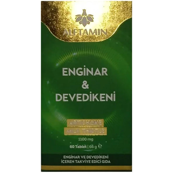 Alftamin Enginar & Devedikeni 1100 Mg 60 Tablet ürün görseli 1