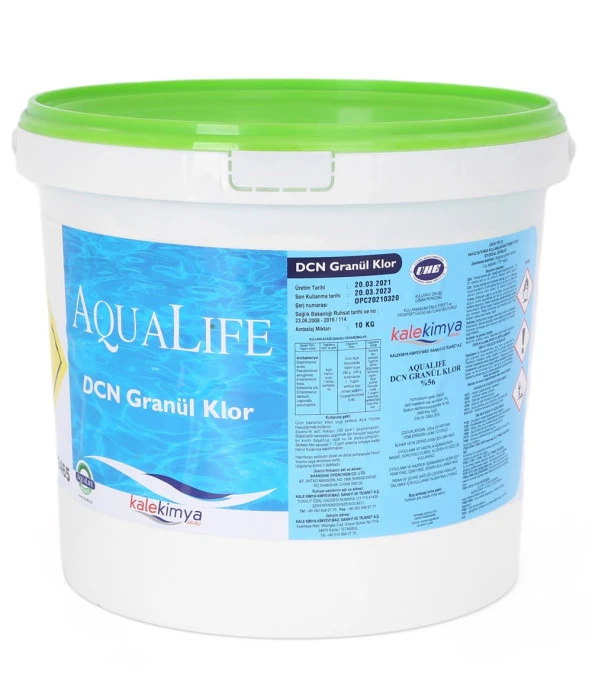 Aqualife %56'lık Toz Klor 10 Kg ürün görseli 1