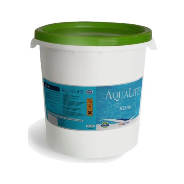 Aqua Life Aqualife %90 Tablet Klor 25 kg Havuz Kimyasalları ürün görseli 1