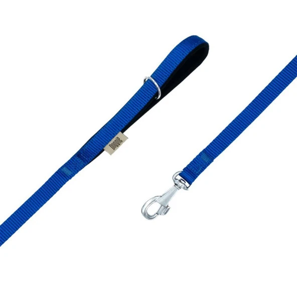 Doggie Konfor Dokuma Gezdirme Tasması RoyalMavi 1,5x160 Cm ürün görseli 1