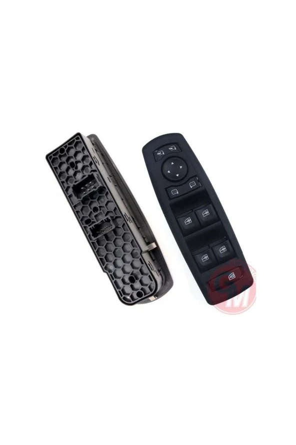 Renault Megane 3 - Ön Sol Cam Ve Ayna Ayar Kumandası Düğmesi - (AYNA KATLAMALI) - (2009-2016) ürün görseli 1