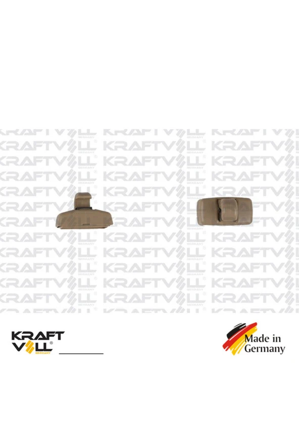 VOLKSWAGEN TRANSPORTER - GÜNEŞLİK KLİPSİ - (Bej) ürün görseli 1