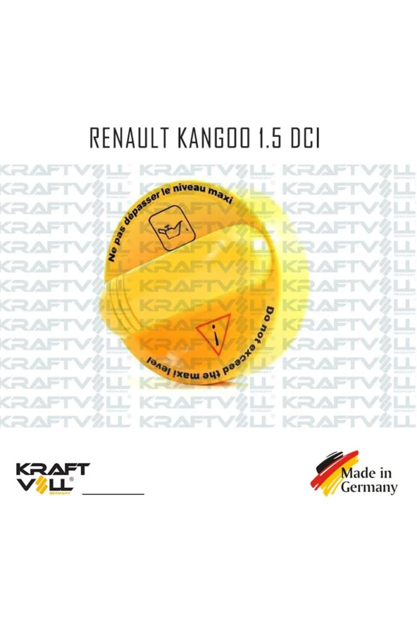 RENAULT KANGOO - MOTOR YAĞ DOLUM KAPAĞI - (1.5 DCI / 2014-Sonrası) ürün görseli 1