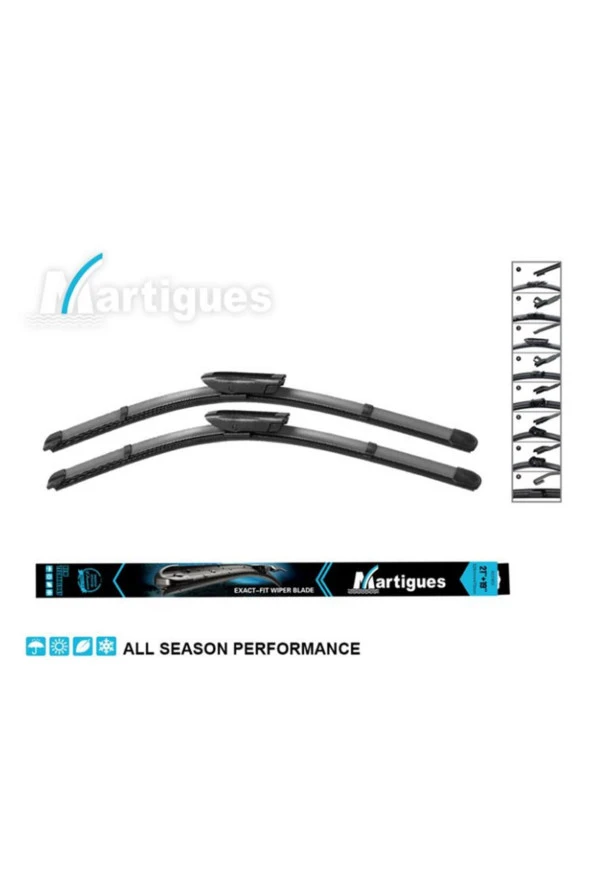 RENAULT CLİO 4 - ÖN CAM SİLECEĞİ TAKIM 2x - (2012~Sonrası Clio4) ürün görseli 1