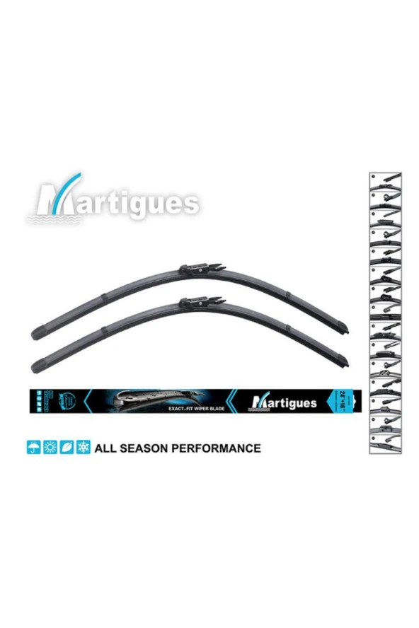 MERCEDES A CLASS W169 - ÖN CAM SİLECEĞİ TAKIM 2x - (2004~2012 W169) ürün görseli 1