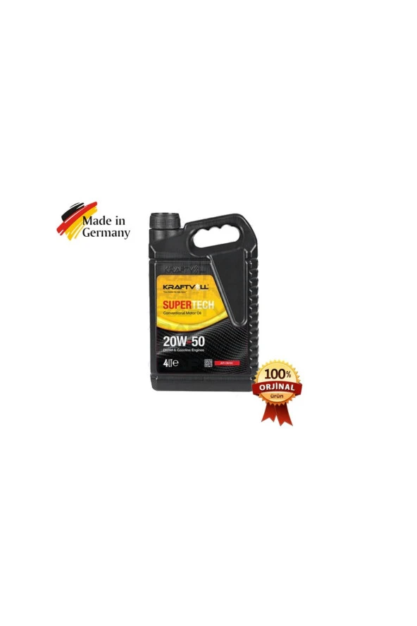 Supertech 20w50 - Benzin & Dizel - Motor Yağı 4 Litre ürün görseli 1