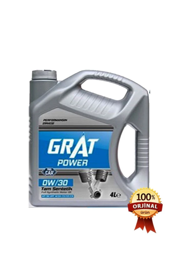 Power 0w 30 Partiküllü (DPF) Tam Sentetik Motor Yağı 4 Litre ürün görseli 1