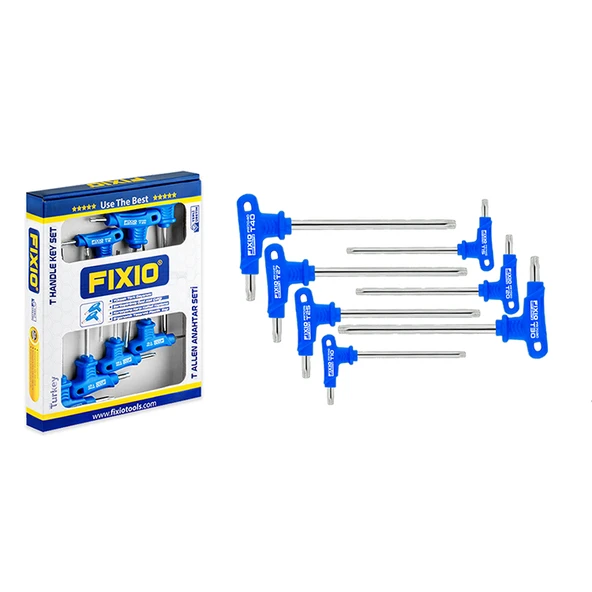 Fixio T Tipi Torx Anahtar Takımı Seti 7 Parça ürün görseli 1