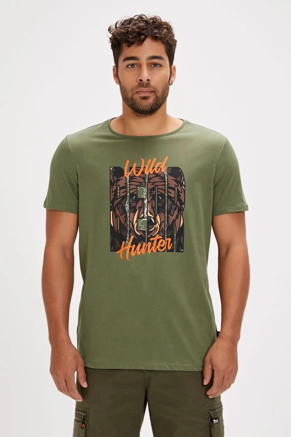BAD BEAR HUNT ERKEK T-SHİRT - Resim 7