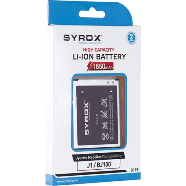 Samsung J1 - J100  Batarya Syrox SYX-B198 ürün görseli 1