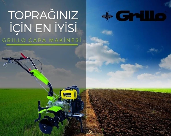 Grillo 11500 Dizel Çapa Makinası 3+1 - Resim 2