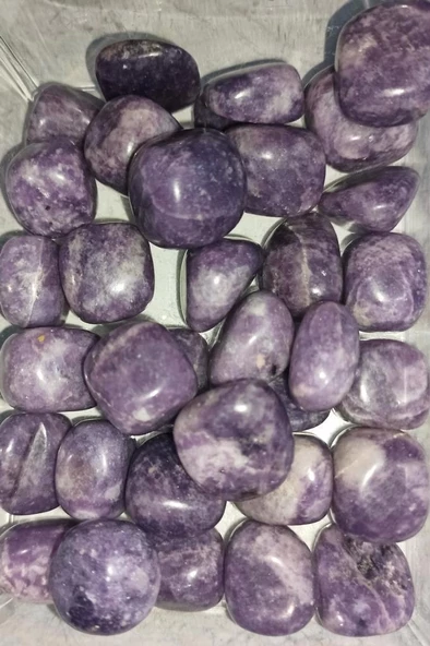 50 Gram Lepidolit Tamburlu Parçalar 672 - Resim 2